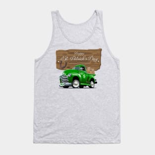 Saint Patrick's vintage cartoon truck Tank Top